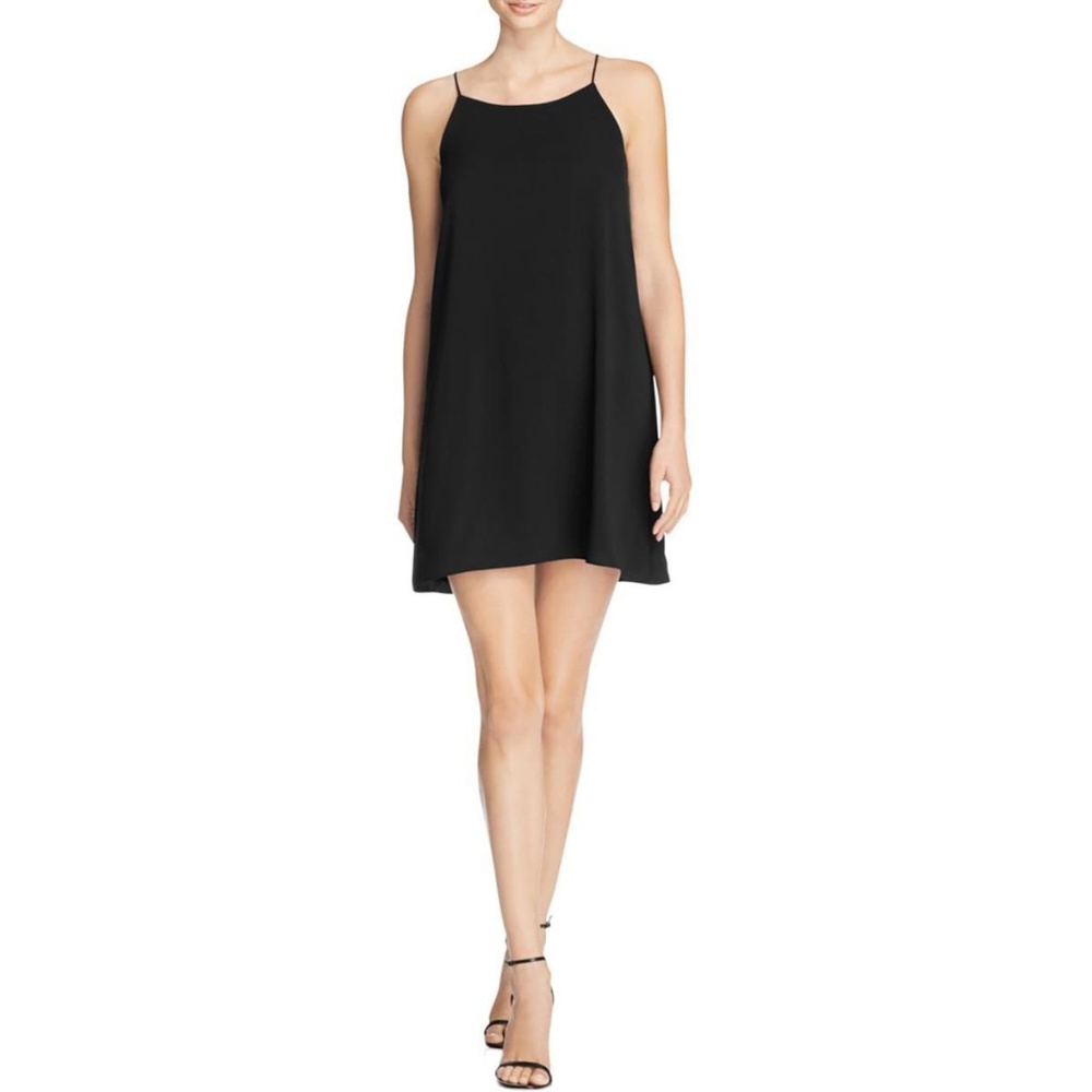NWT Aqua Black Spaghetti Strap Dress